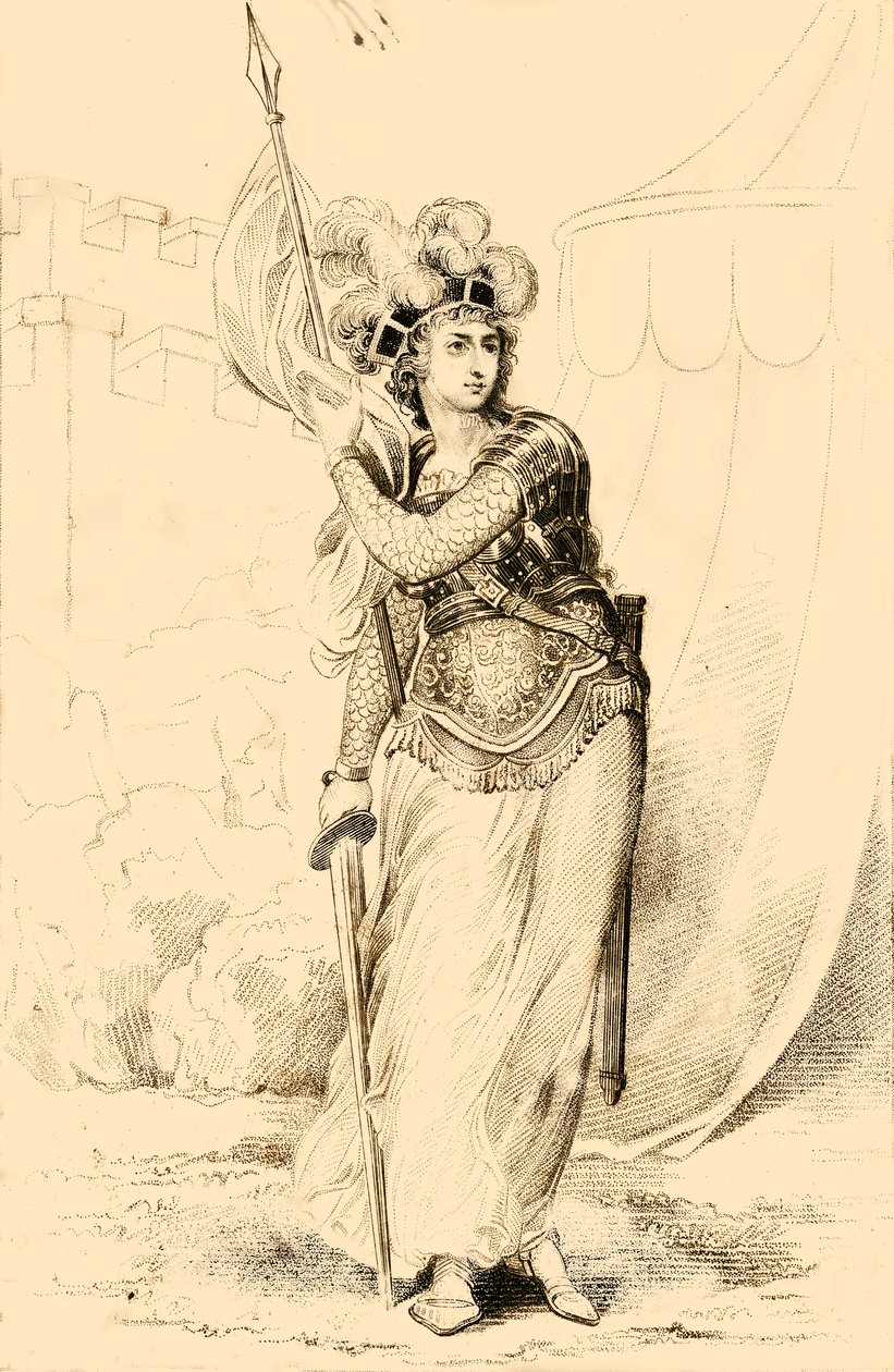 Joan DArc, pokojówka orleańska, 1821. autorstwa R. Page