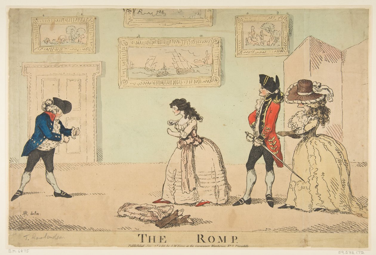 Romp, 3 stycznia 1786. autorstwa R Rushworth