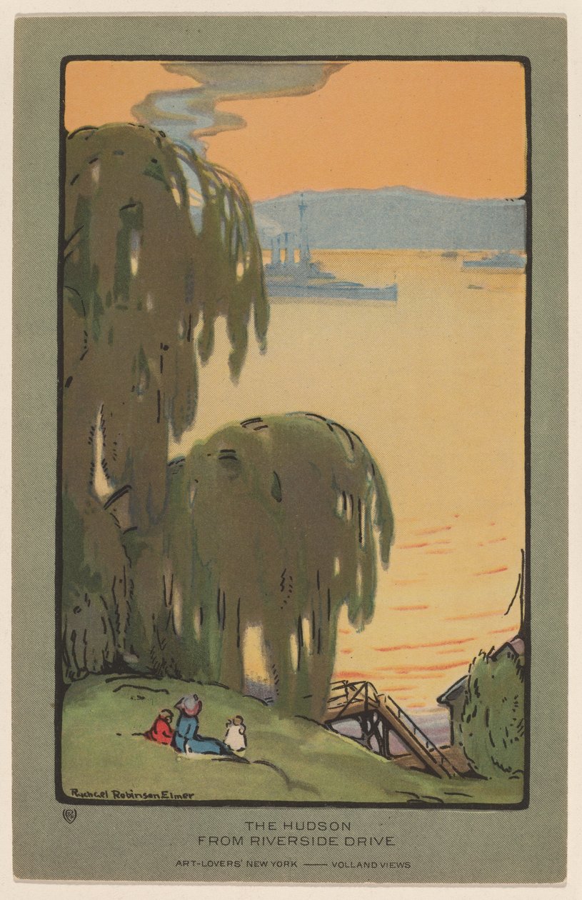 Hudson z Riverside Drive autorstwa Rachael Robinson Elmer