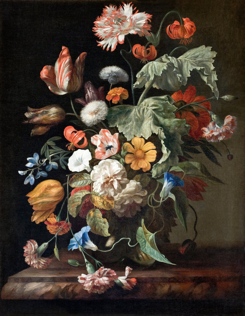 Martwa natura z kwiatami autorstwa Rachel Ruysch