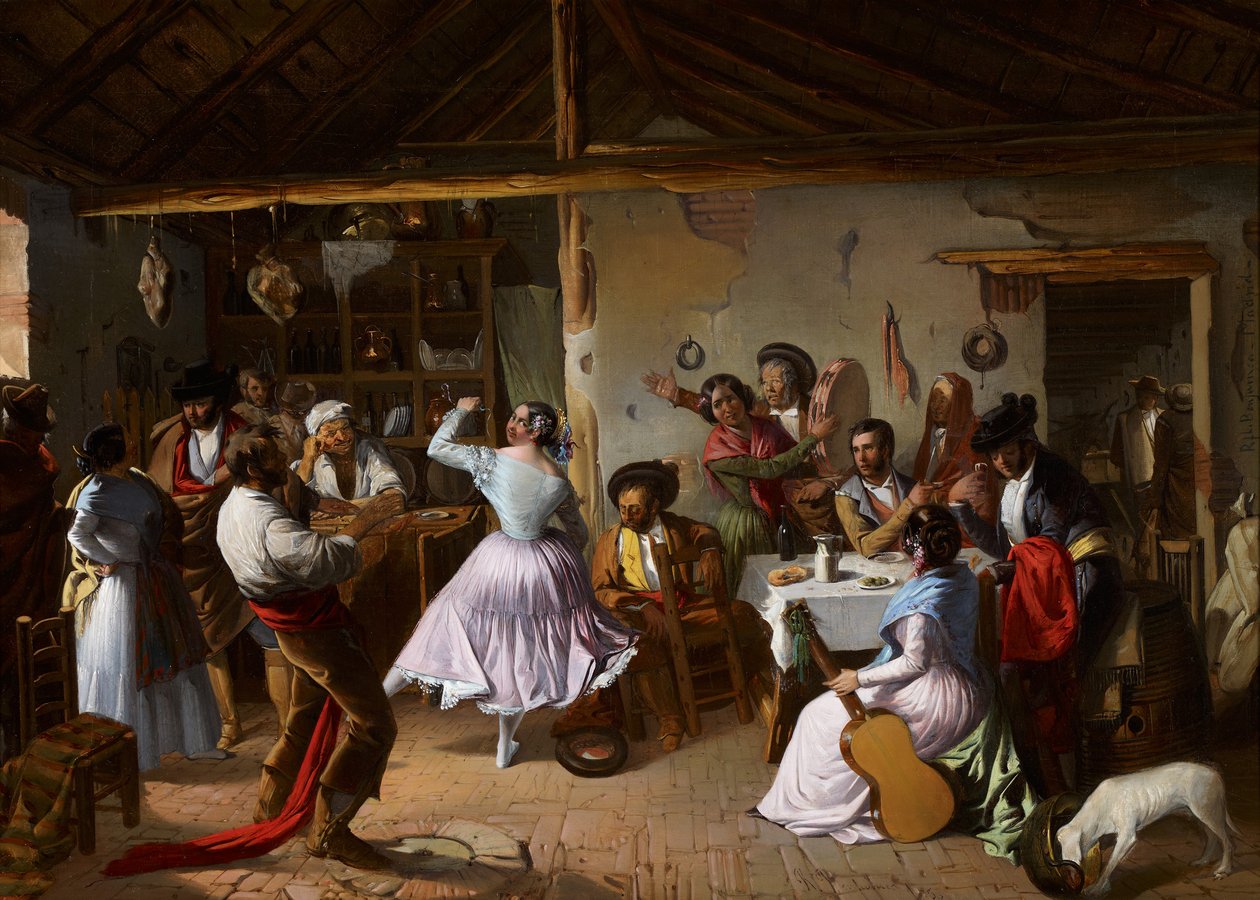 Taniec w Country Inn autorstwa Rafael Benjumea