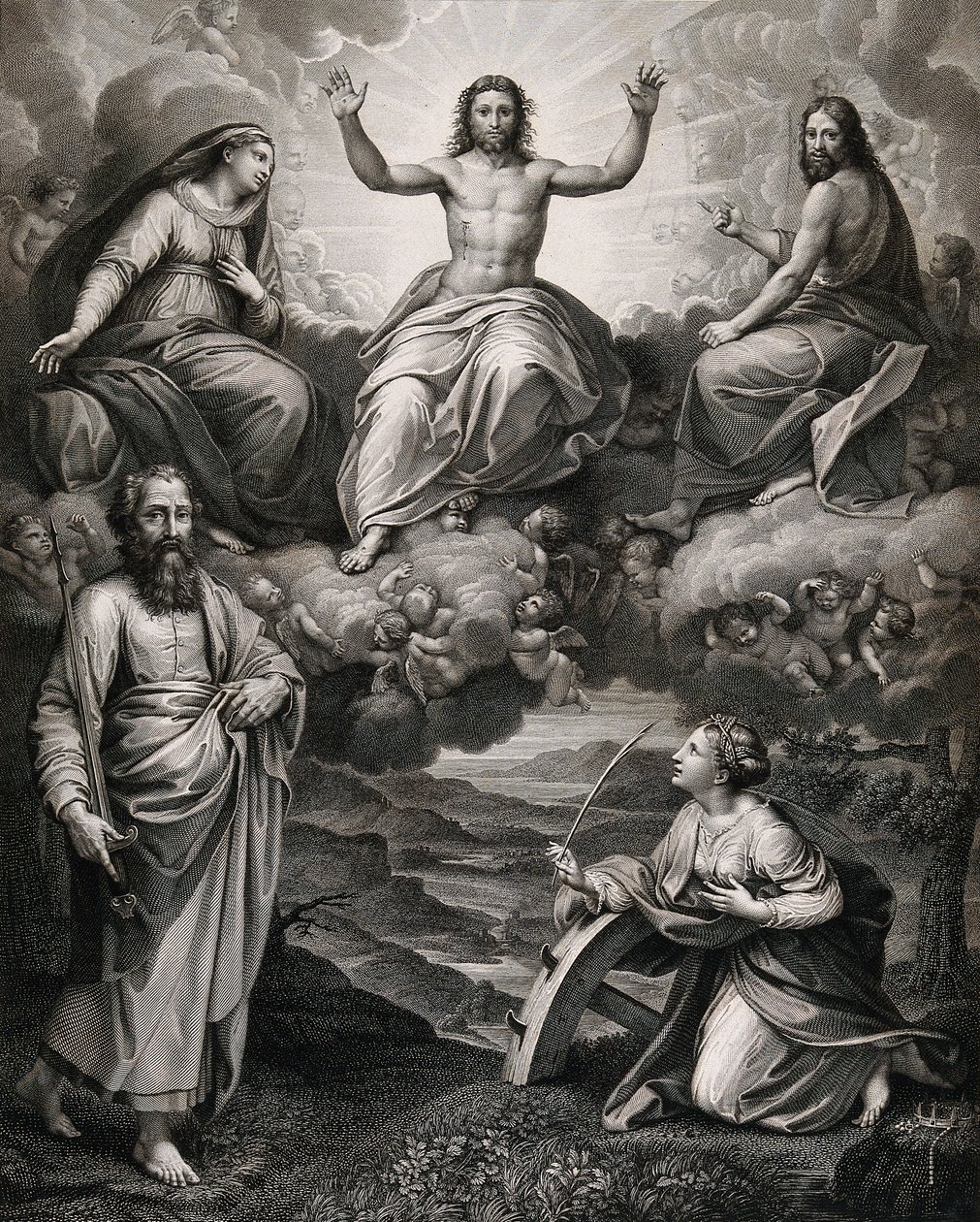 Chrystus ze św. Pawłem Apostołem autorstwa Raffaello Sanzio Raphael