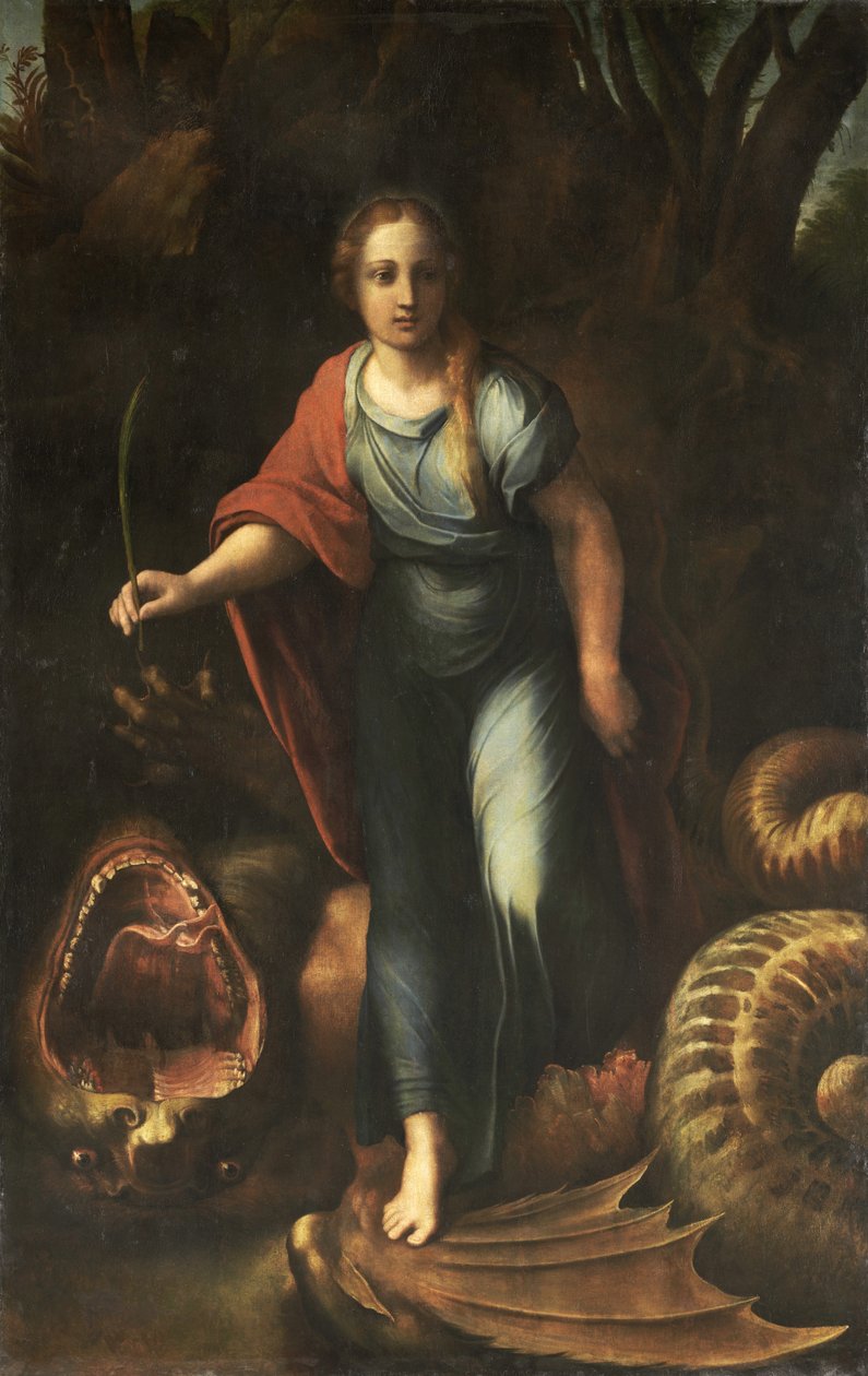 Święta Małgorzata autorstwa Raffaello Sanzio Raphael