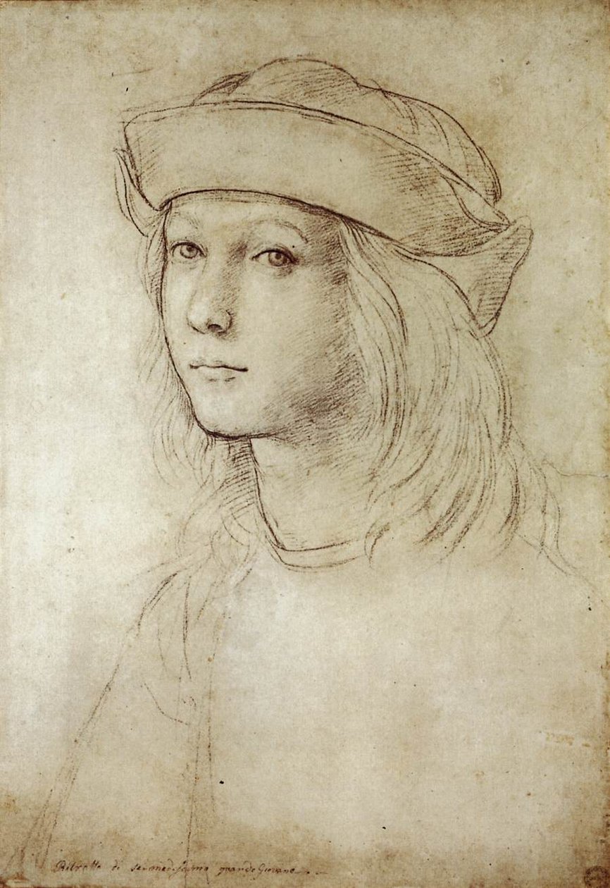 Autoportret autorstwa Raffaello Sanzio Raphael