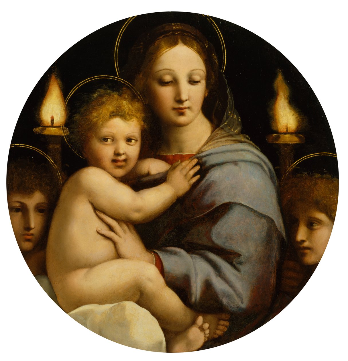 Madonna z Świeczników autorstwa Raffaello Sanzio Raphael