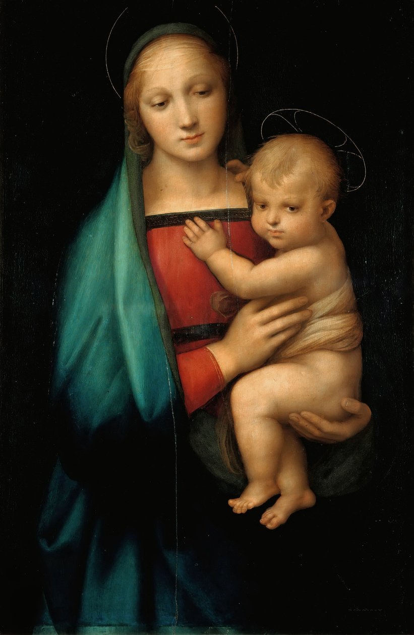 Madonna Wielkiego Księcia, ca. 1505. autorstwa Raffaello Sanzio Raphael