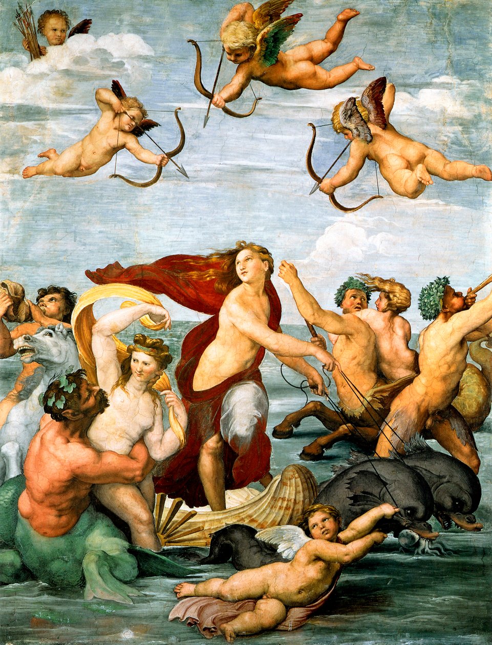 Triumf Galatei, ok. 1930 r. 1512 autorstwa Raffaello Sanzio Raphael