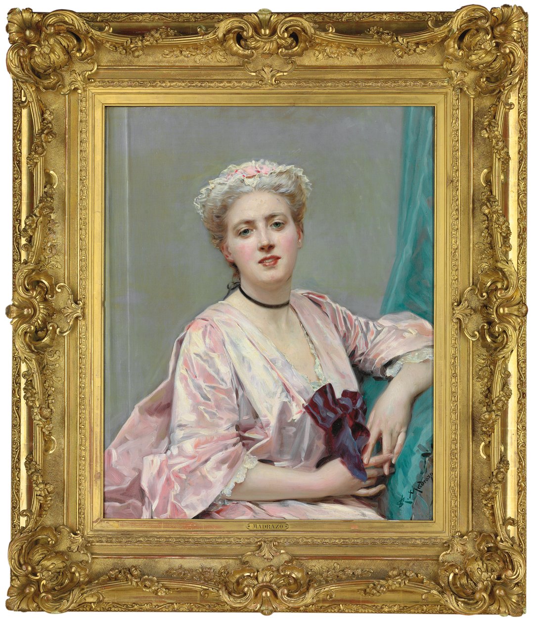 Piękno w różu, autorstwa Raimundo de Madrazo y Garreta