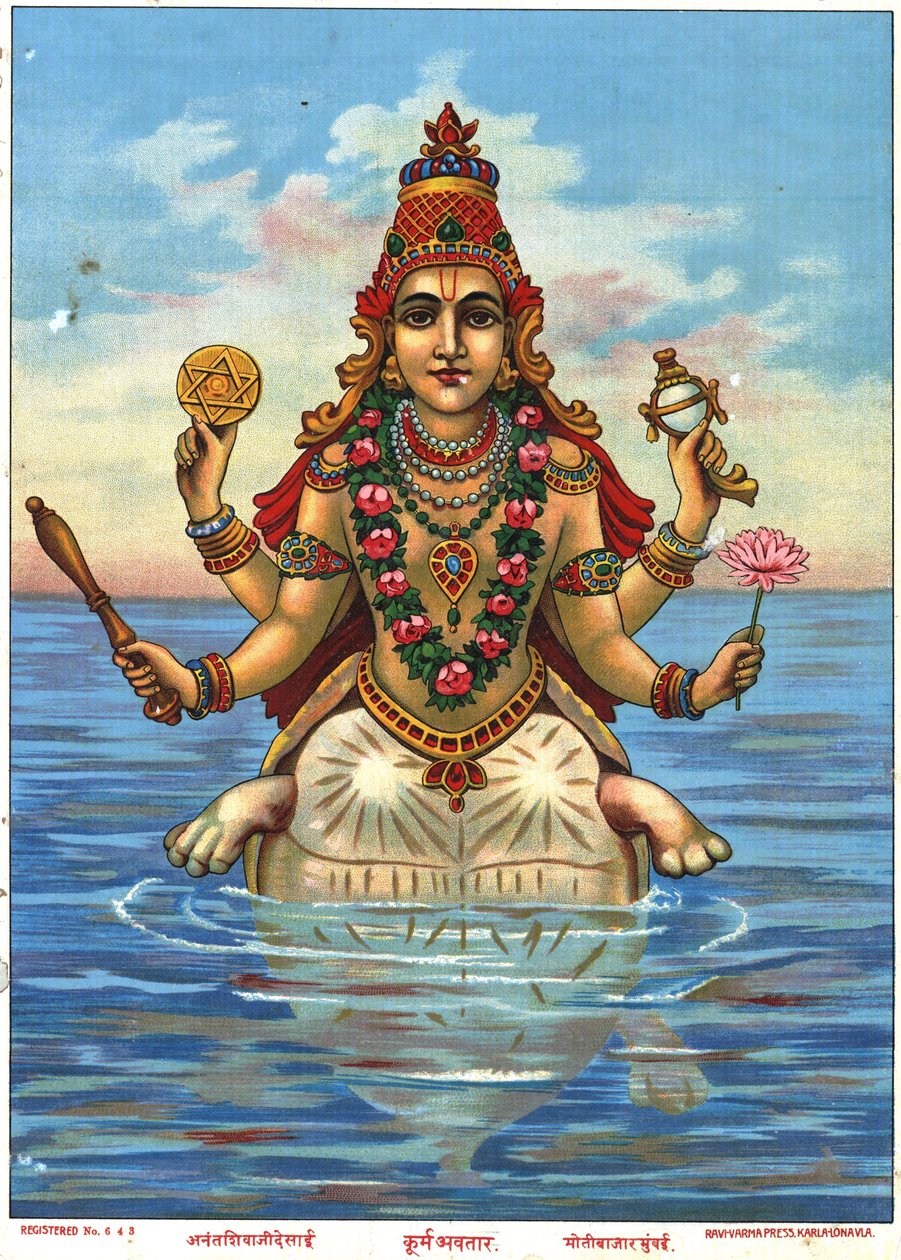 Kurma Avatar autorstwa Raja Ravi Varma autorstwa Raja Ravi Varma