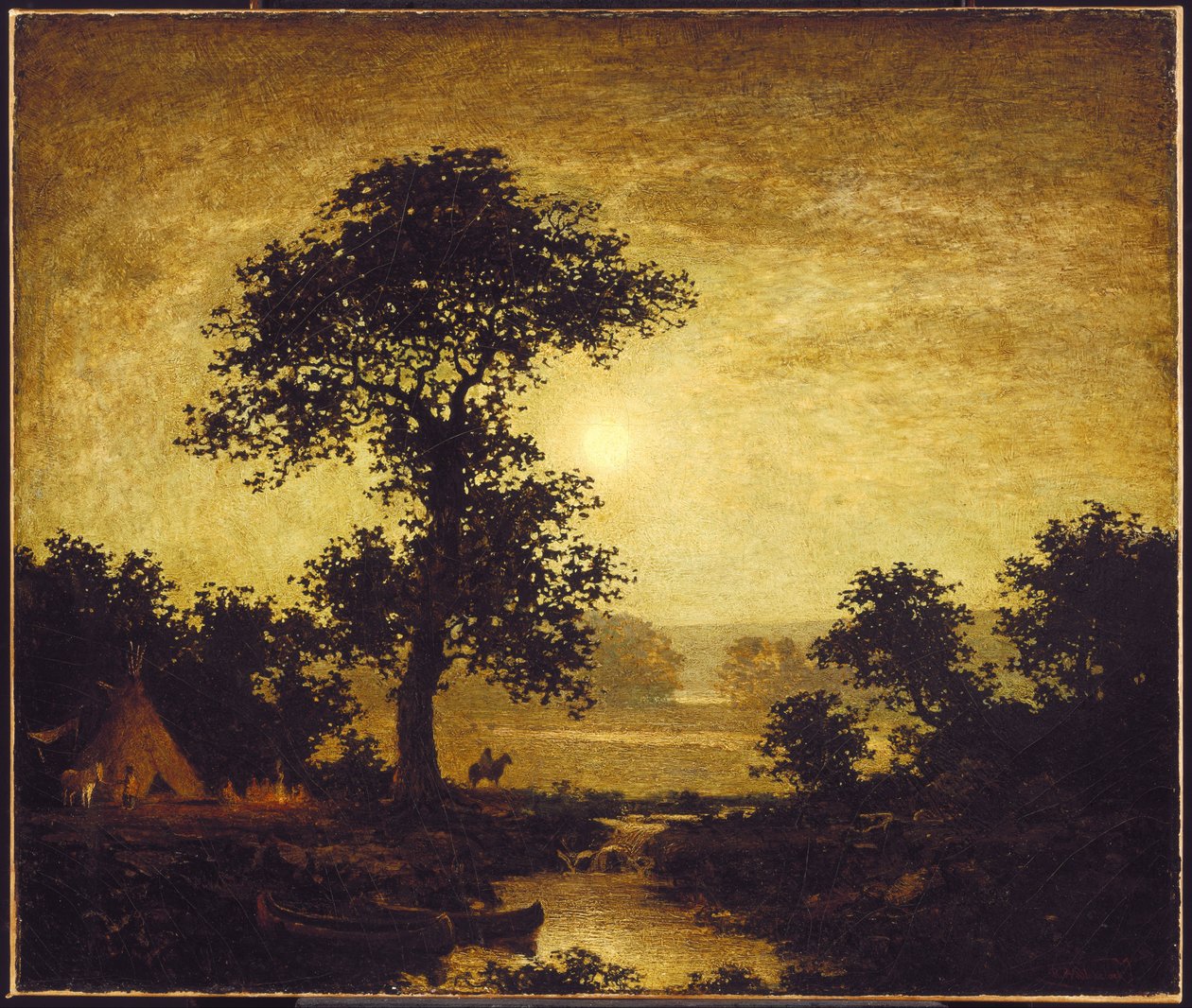 światło księżyca autorstwa Ralph Albert Blakelock