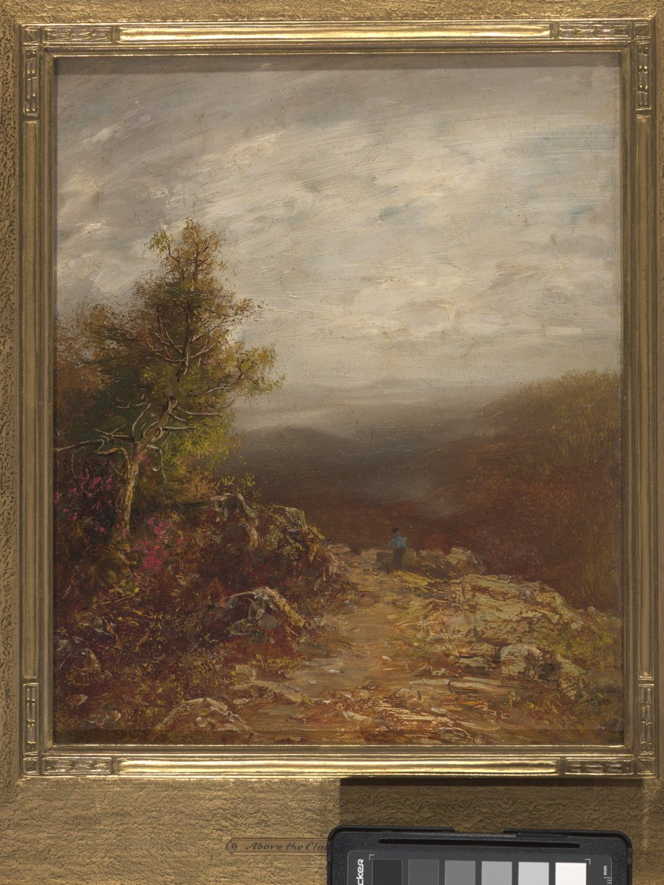 Ponad chmurami (olej na płótnie) autorstwa Ralph Albert Blakelock