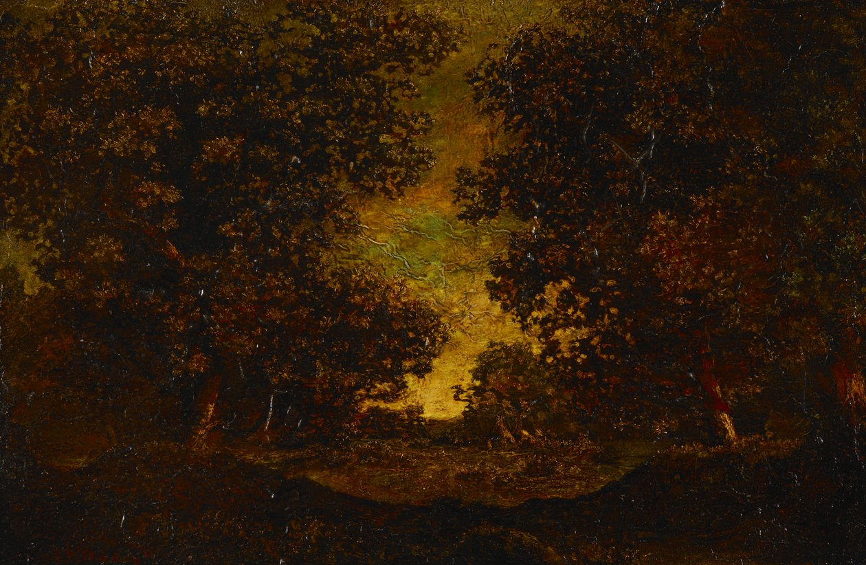 Późne popołudnie autorstwa Ralph Albert Blakelock