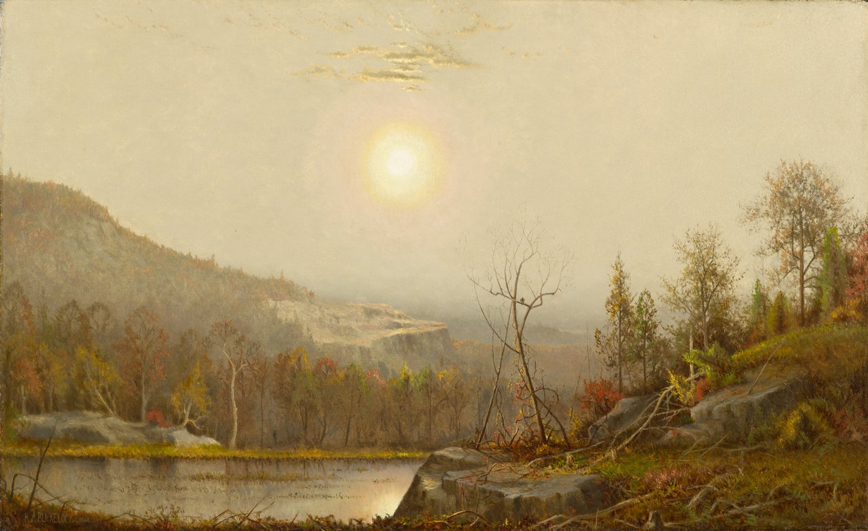 wschód słońca autorstwa Ralph Albert Blakelock