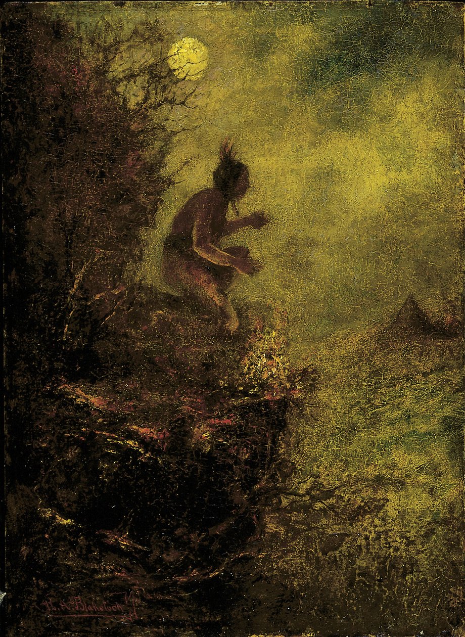 Sygnał ognia autorstwa Ralph Albert Blakelock