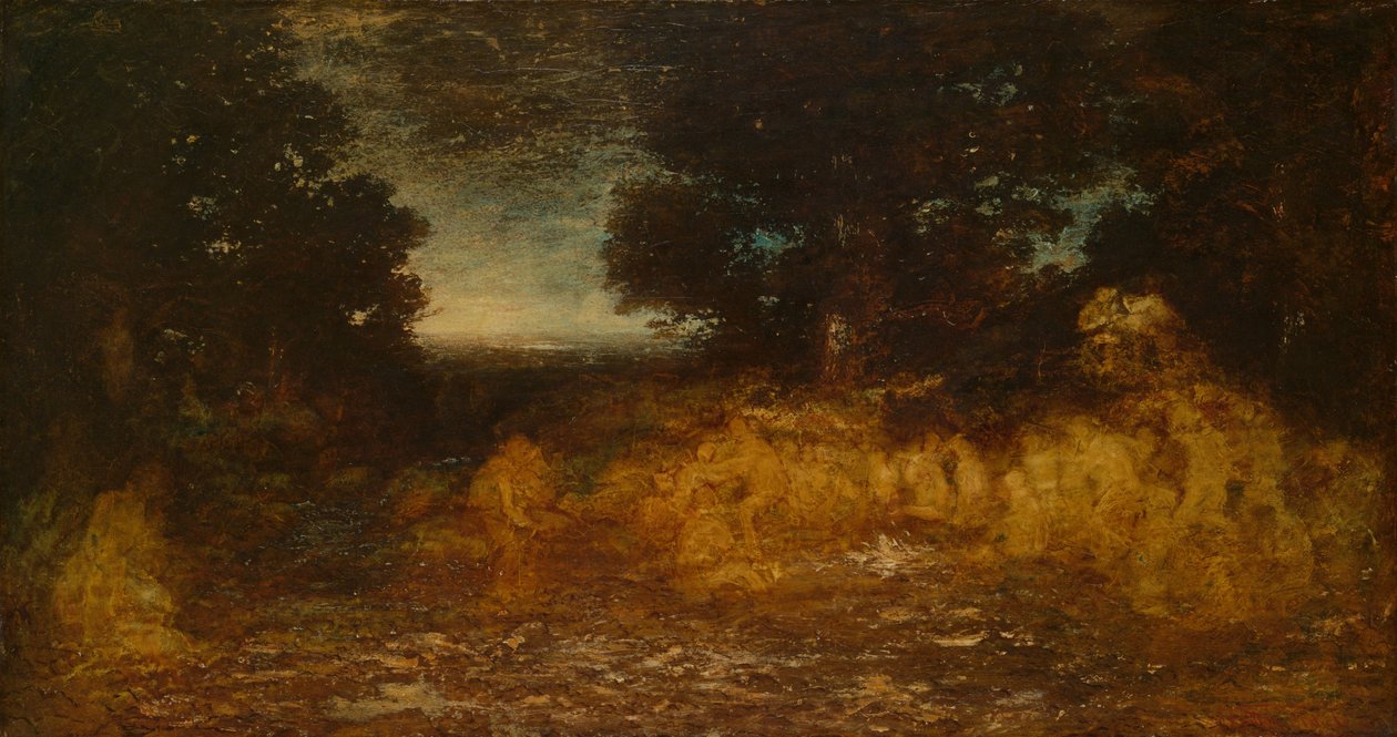 Taniec duchów Wizja życia, 189597. autorstwa Ralph Albert Blakelock