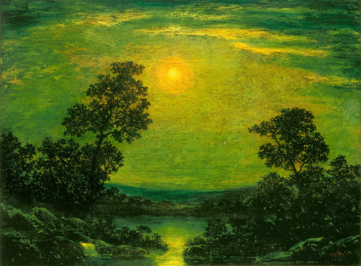 Światło księżyca, początek XX wieku. autorstwa Ralph Albert Blakelock