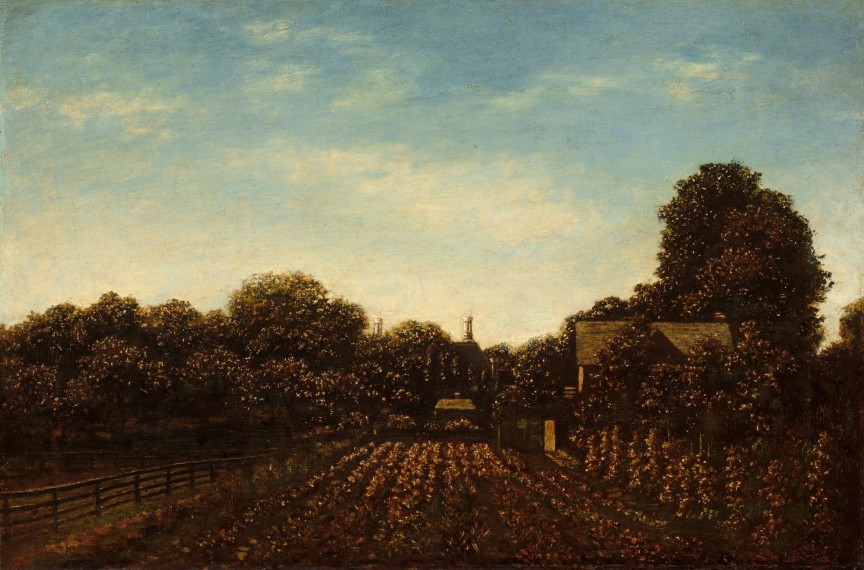 Ogród Artysty, ok. godz. 18791889. autorstwa Ralph Albert Blakelock
