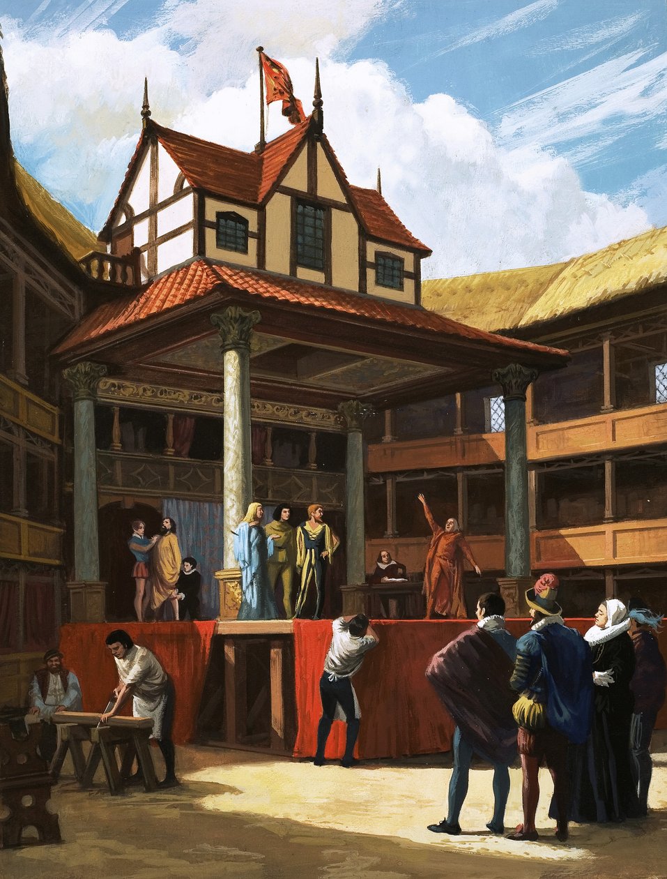 The Globe Theatre autorstwa Ralph Bruce