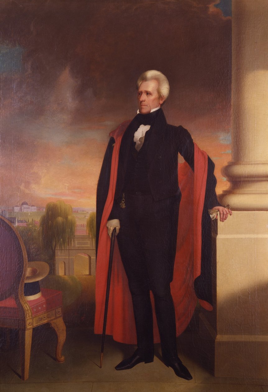 Andrew Jackson autorstwa Ralph Eleaser Whiteside Earl