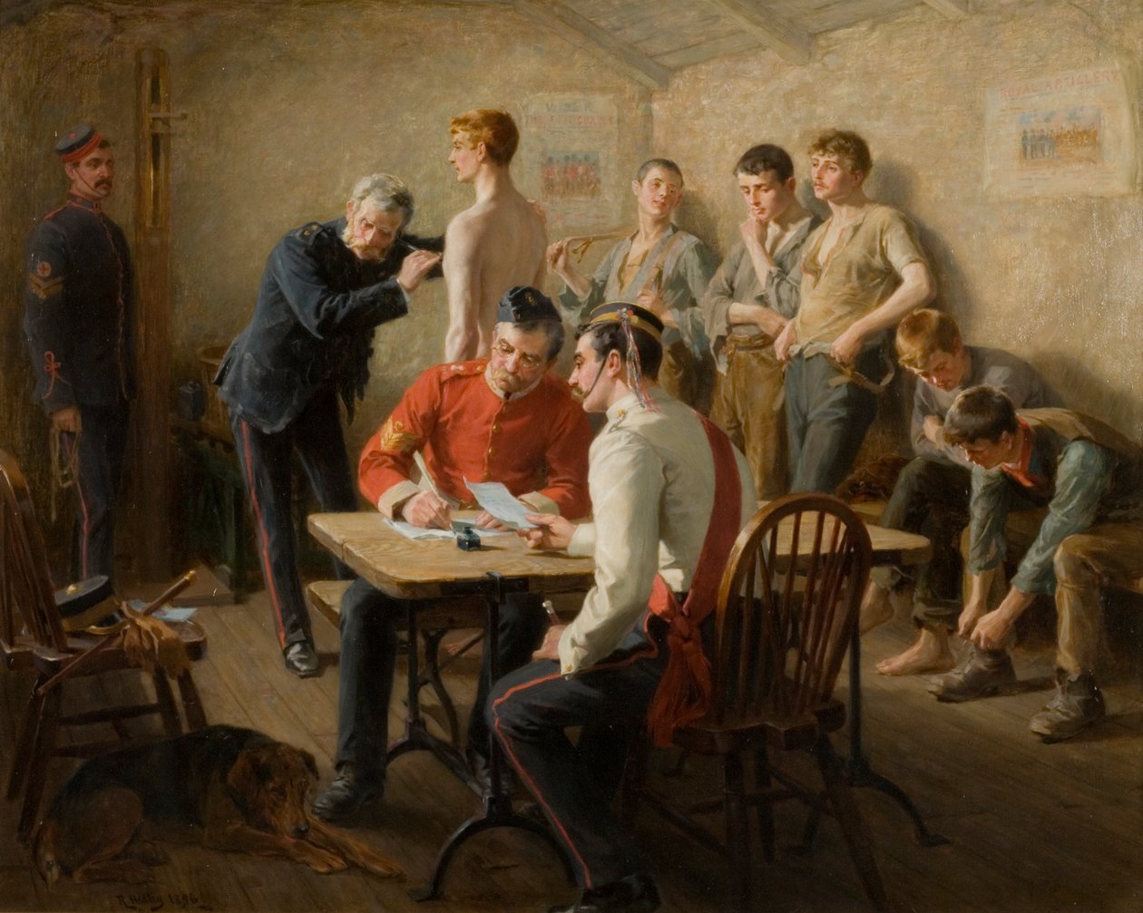 Przekazanie Doktora, 1896 autorstwa Ralph Hedley