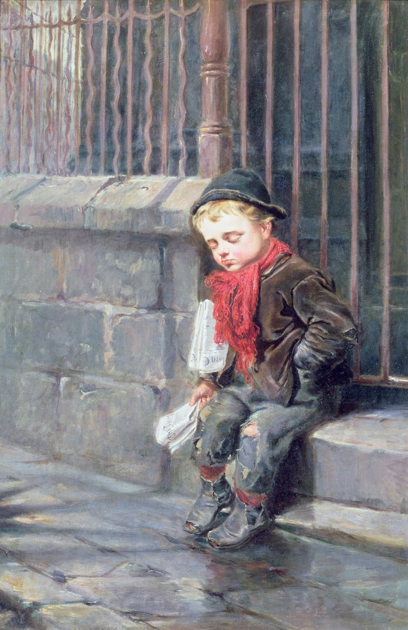 Chłopak z wiadomości autorstwa Ralph Hedley