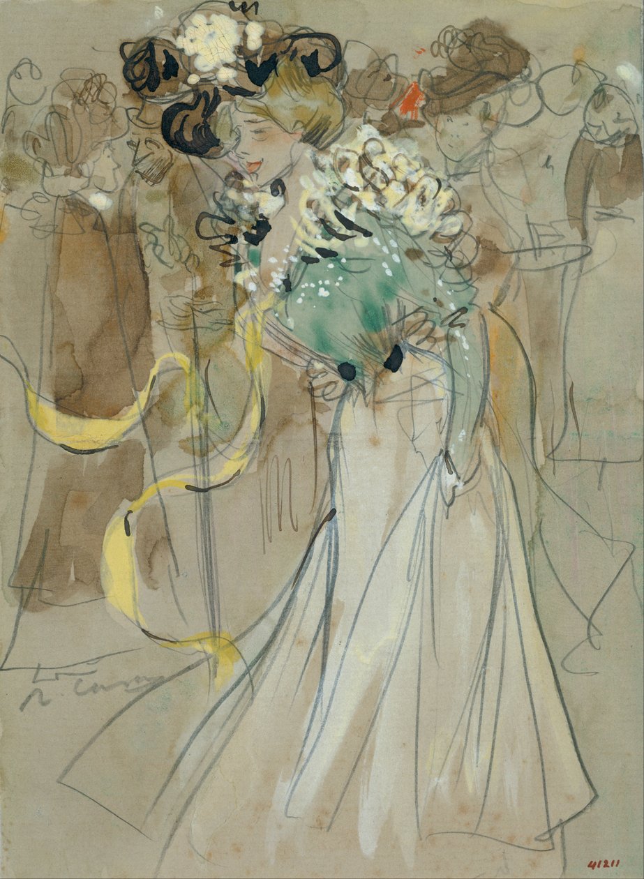 Obchody w Tulonie autorstwa Ramon Casas i Carbo