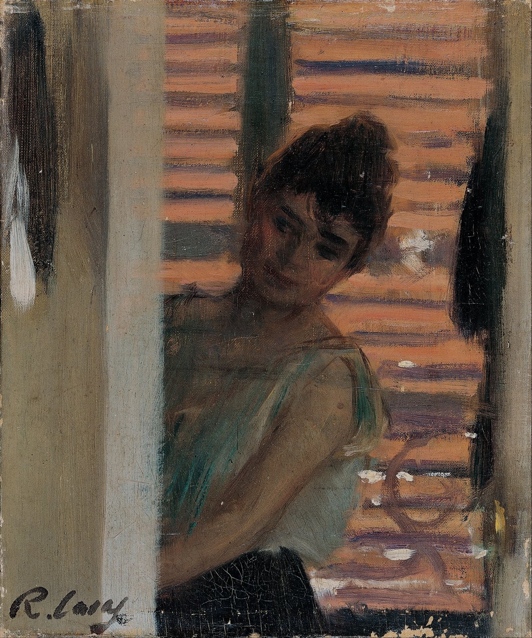 Kobieta przeciwko niewidomemu autorstwa Ramon Casas i Carbo