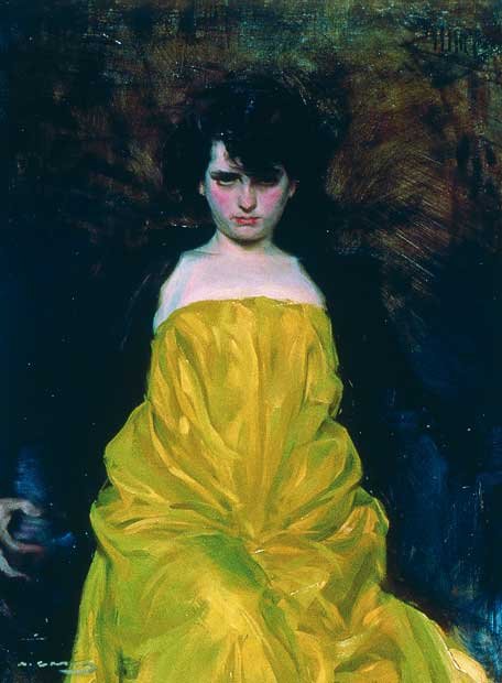 Alternatywny portret Julii Espanol Waters: La Alternate autorstwa Ramon Casas i Carbo