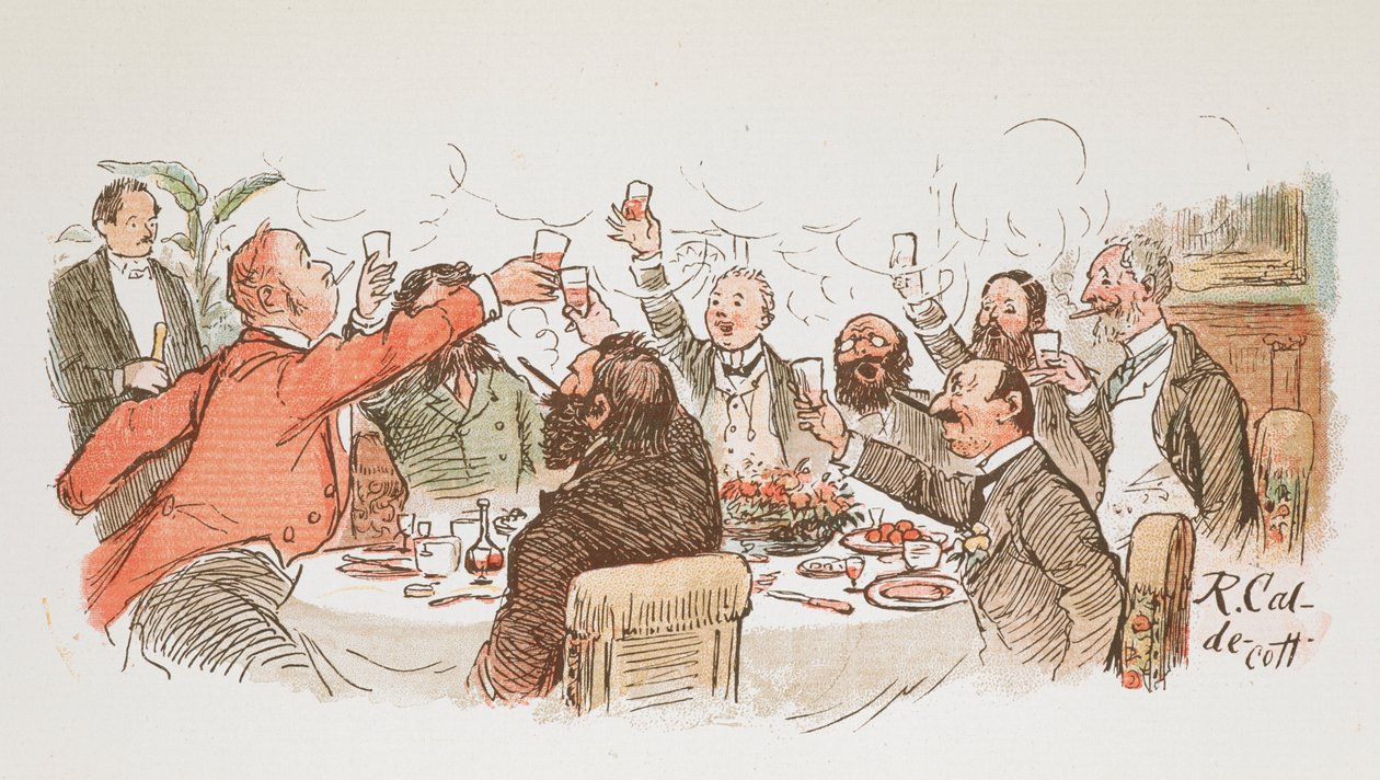 Toast. autorstwa Randolph Caldecott