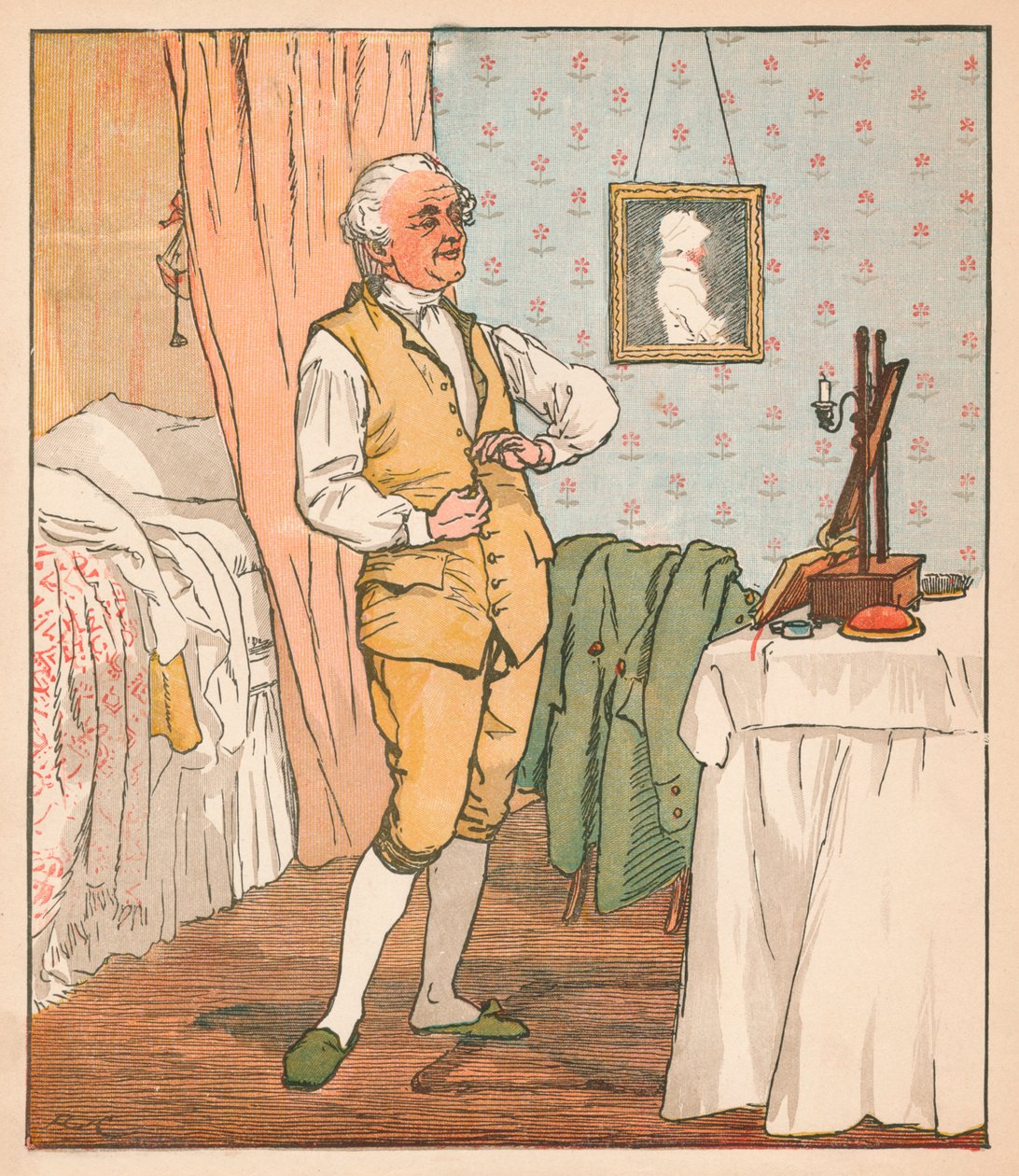 Dobry człowiek opatrunku Islington, ok. 1879 r. autorstwa Randolph Caldecott