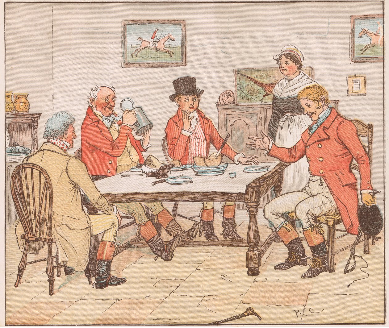 Podajcie sobie puszkę, moi chłopcy. autorstwa Randolph Caldecott