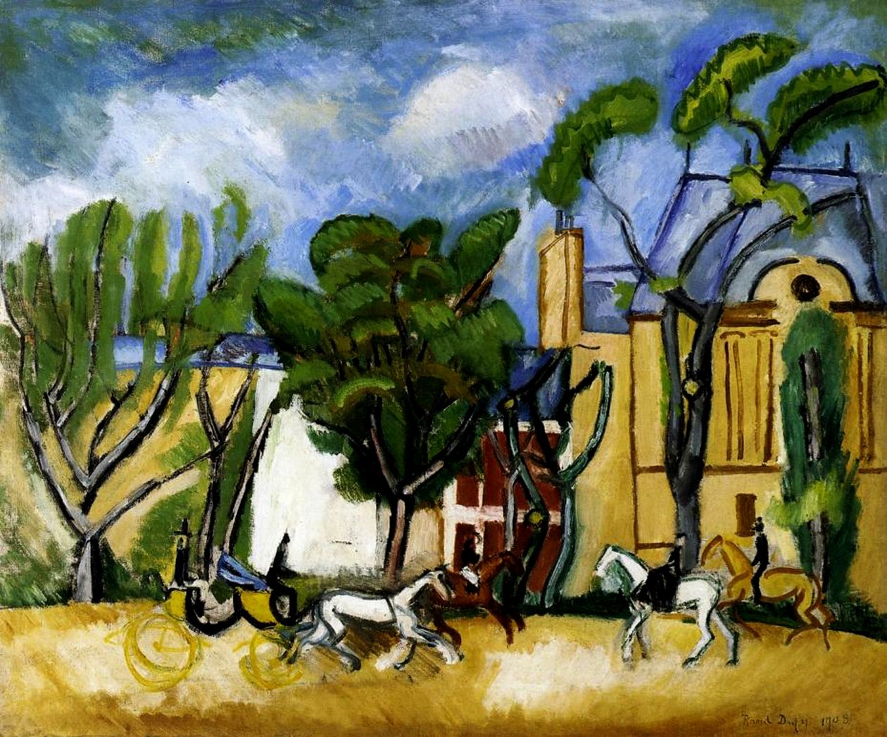 Bois de Boulogne autorstwa Raoul Dufy