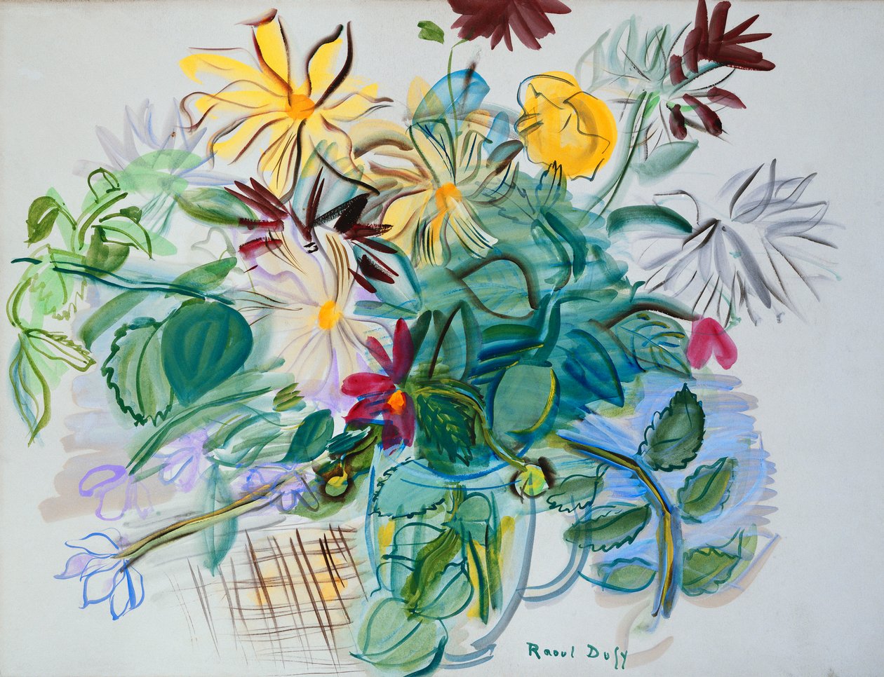 Bukiet kwiatów autorstwa Raoul Dufy