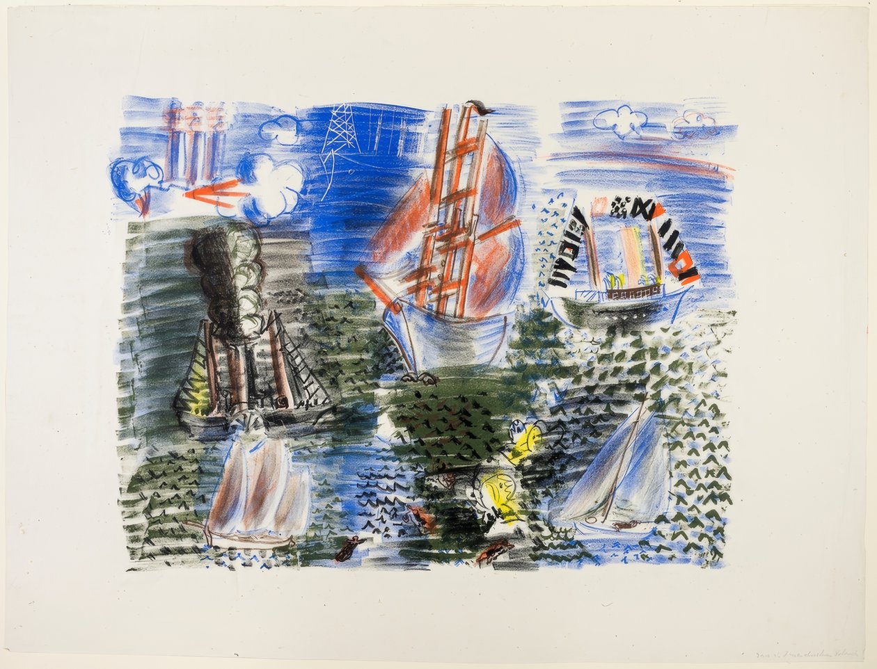 Morze autorstwa Raoul Dufy