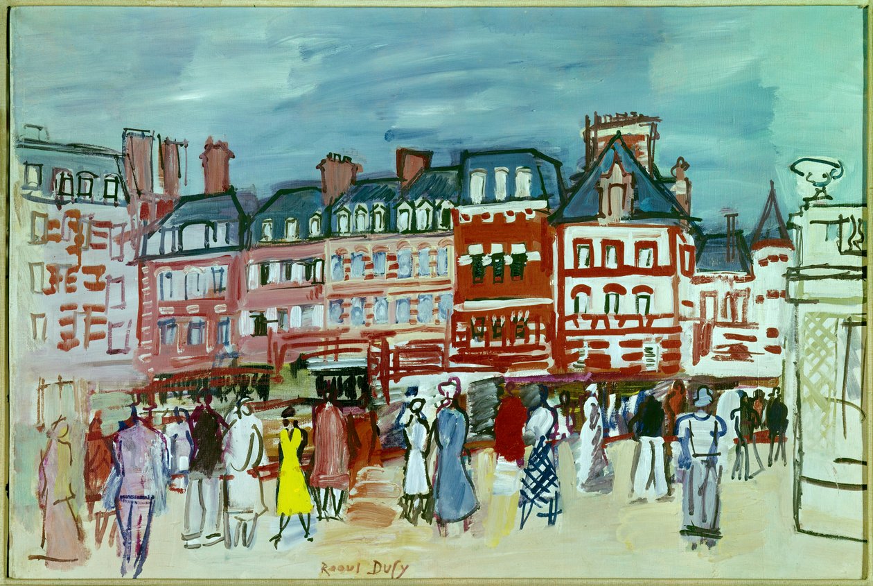 Domy w Trouville autorstwa Raoul Dufy