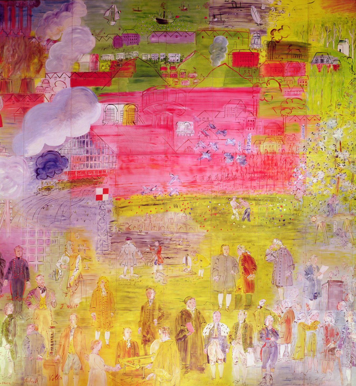 La Fee Electricite autorstwa Raoul Dufy