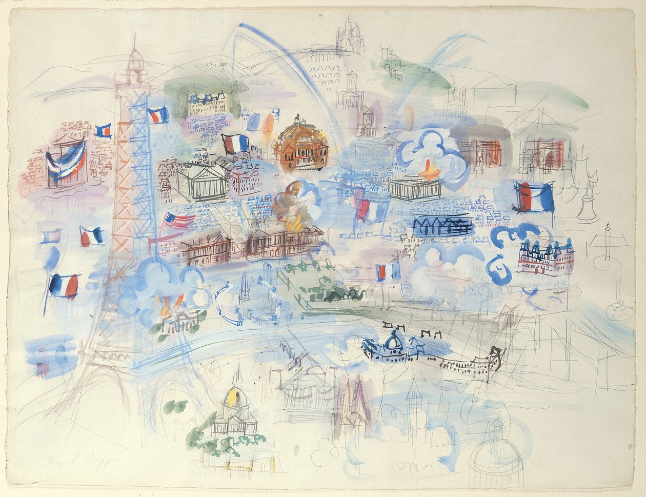 Paryż autorstwa Raoul Dufy