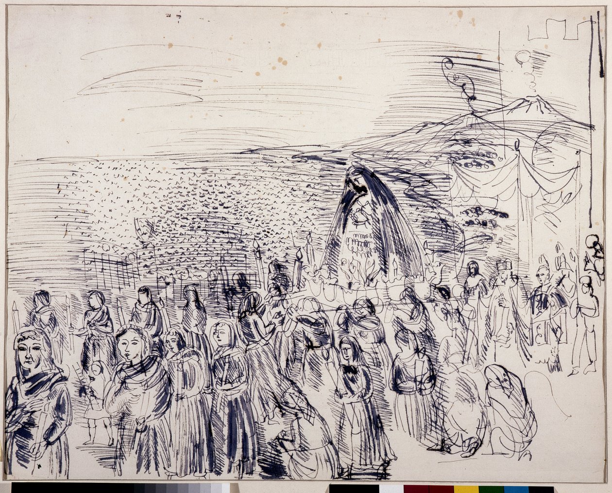 Procesja w Neapolu autorstwa Raoul Dufy