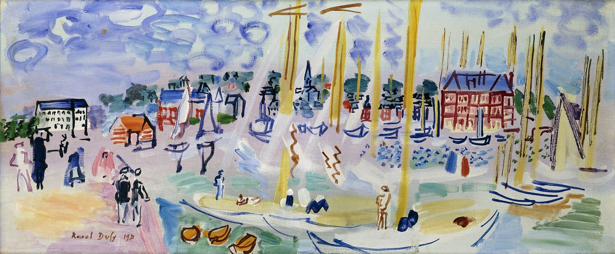 Niedziela w Deauville; Dimanche a Deauville autorstwa Raoul Dufy