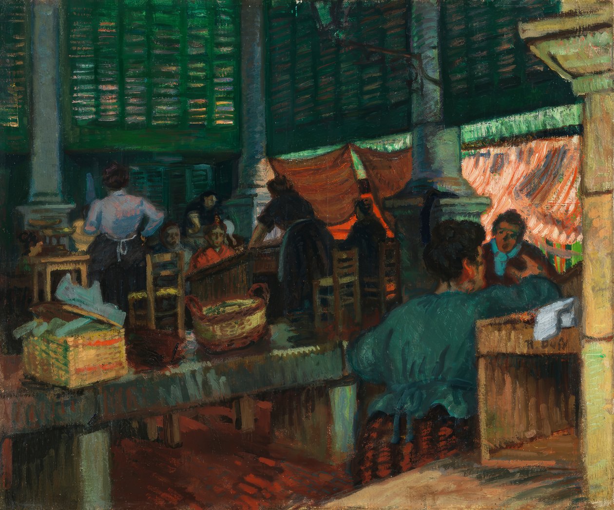 Targ rybny, Marsylia autorstwa Raoul Dufy