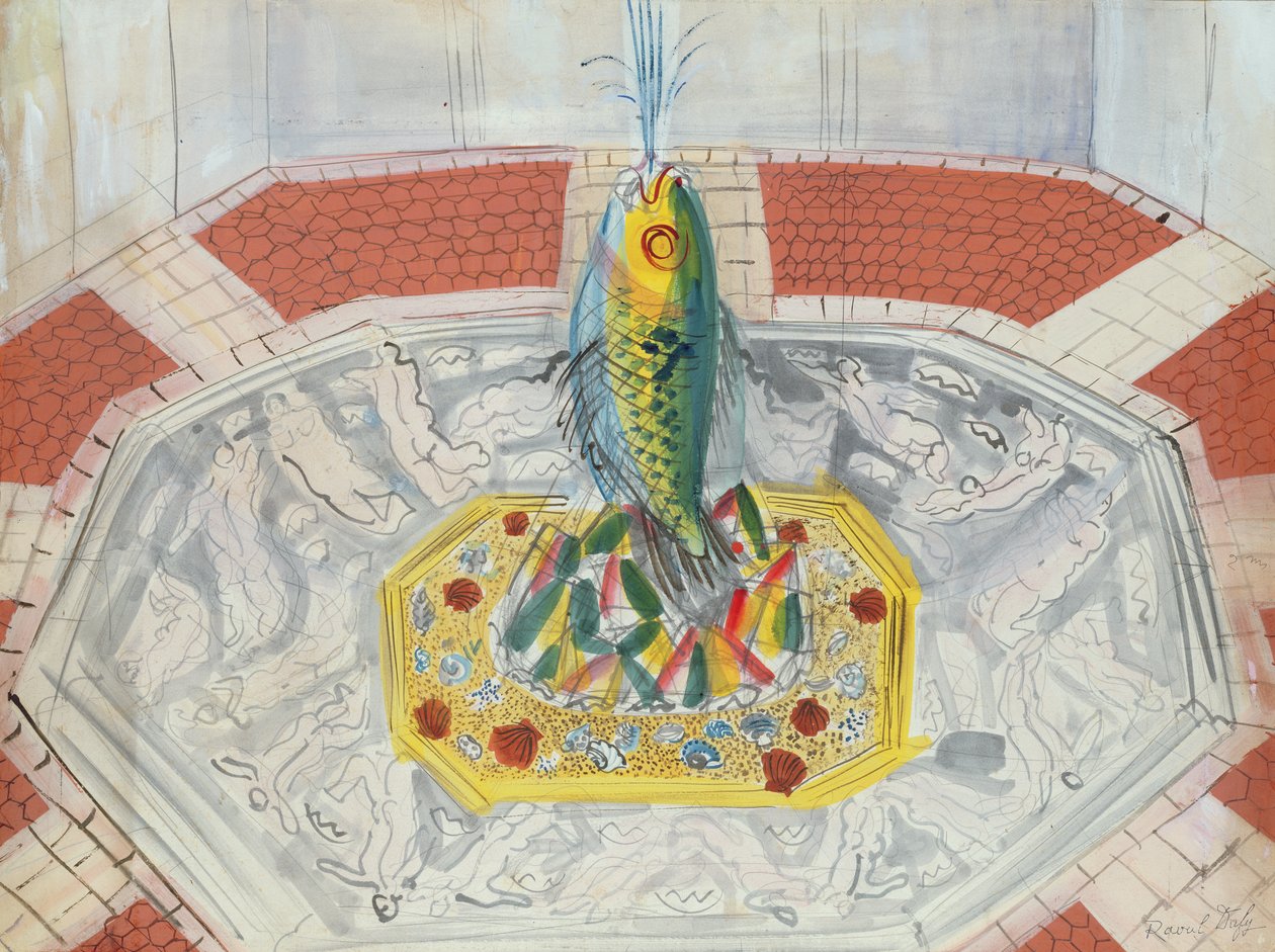 Fontanna autorstwa Raoul Dufy