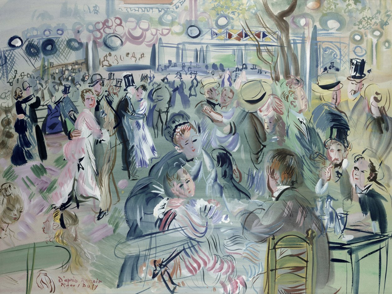 Moulin de la Galette autorstwa Raoul Dufy