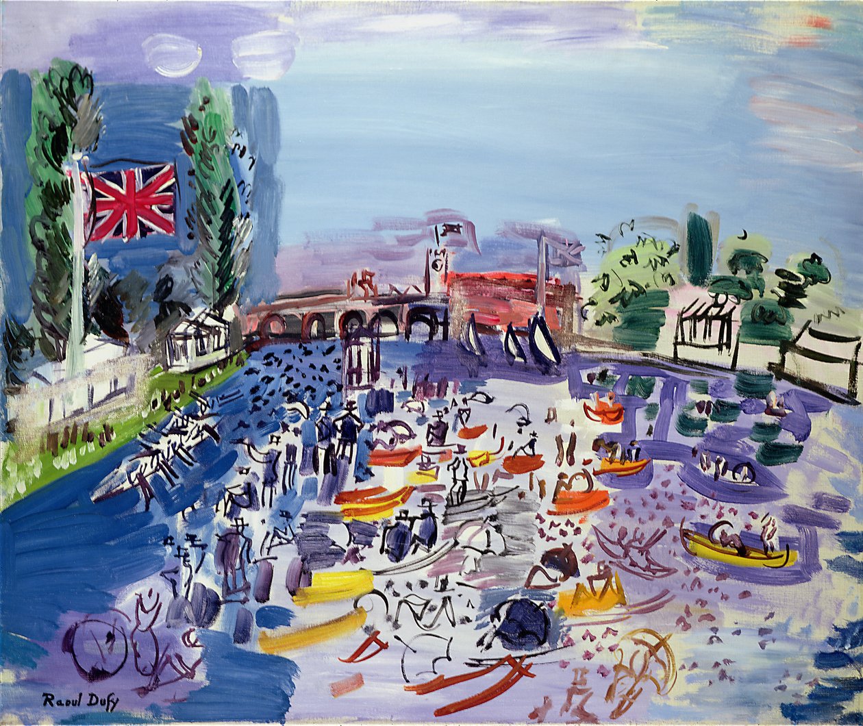 Regaty w Henley, ok. 1930 r. autorstwa Raoul Dufy