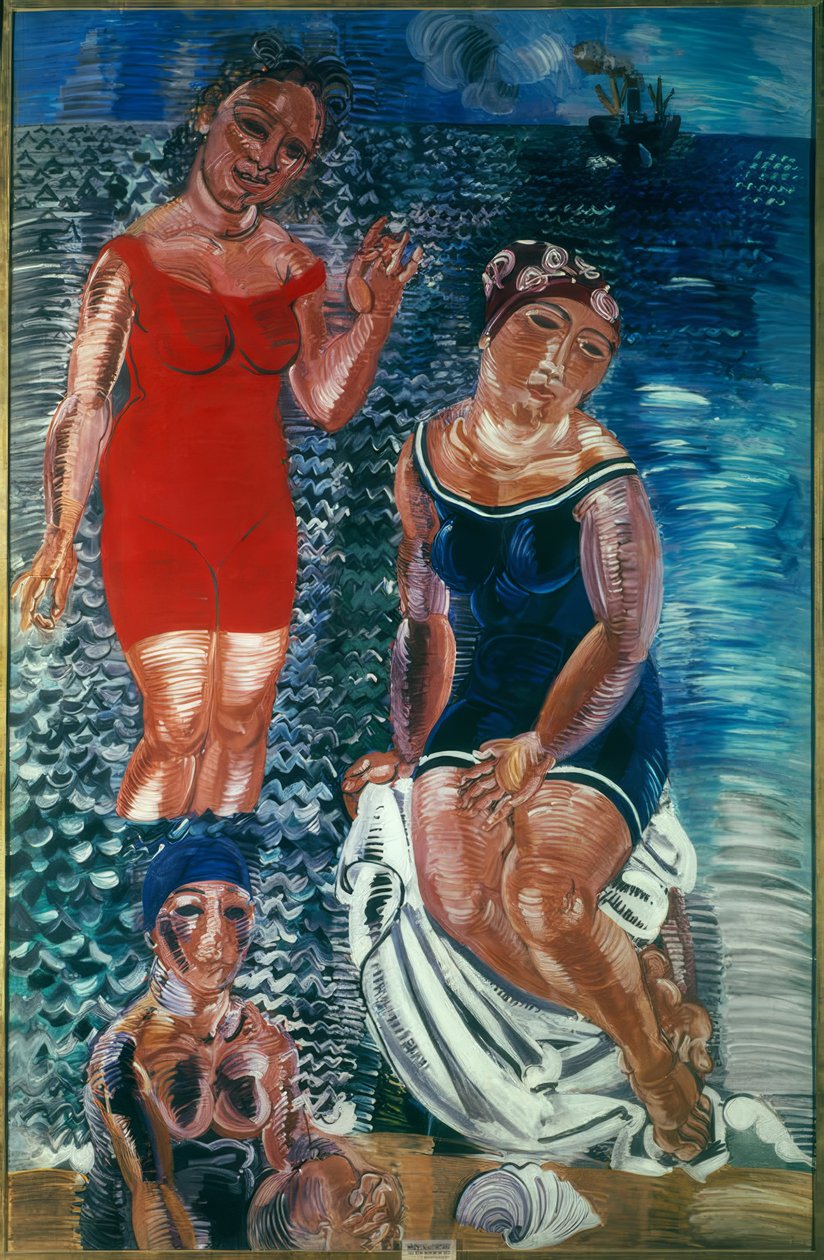 Trzech kąpiących się autorstwa Raoul Dufy