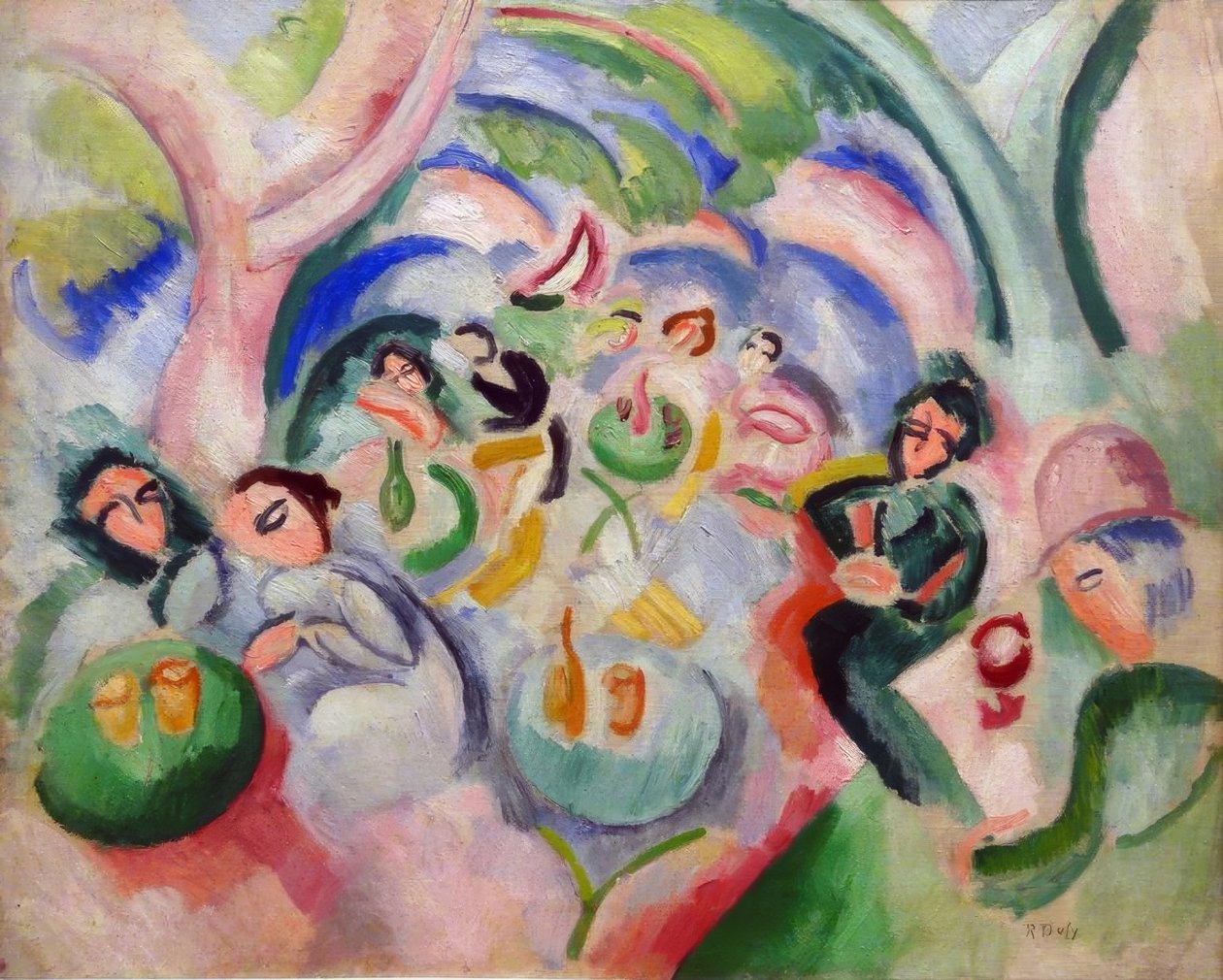 aperitif autorstwa Raoul Dufy