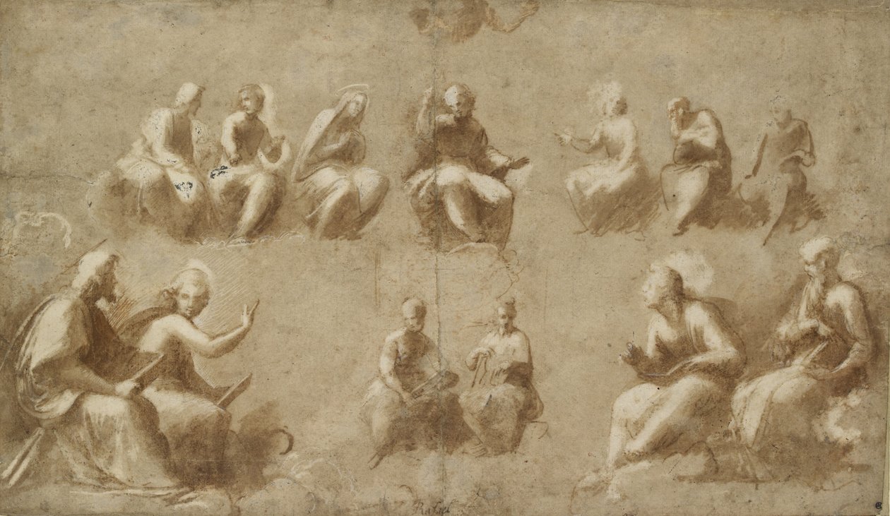 Chrystus i święci w chwale autorstwa Raffaello Sanzio Raphael