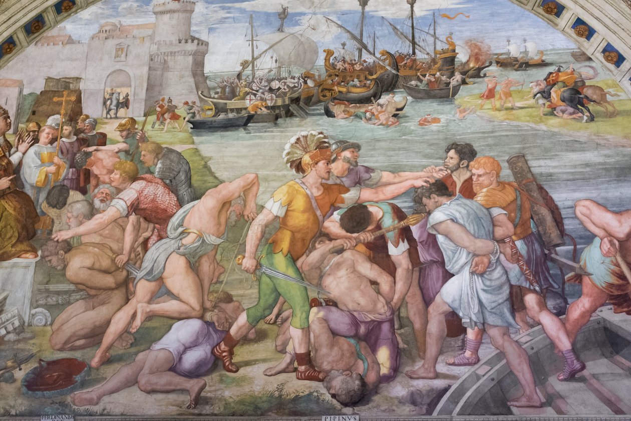 Bitwa pod Ostią autorstwa Raphael (1483 1520)