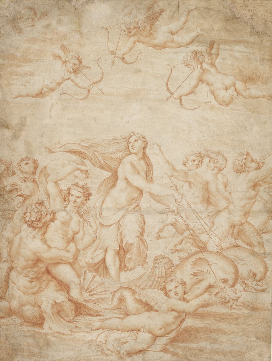 Triumf Galatei autorstwa after Raphael