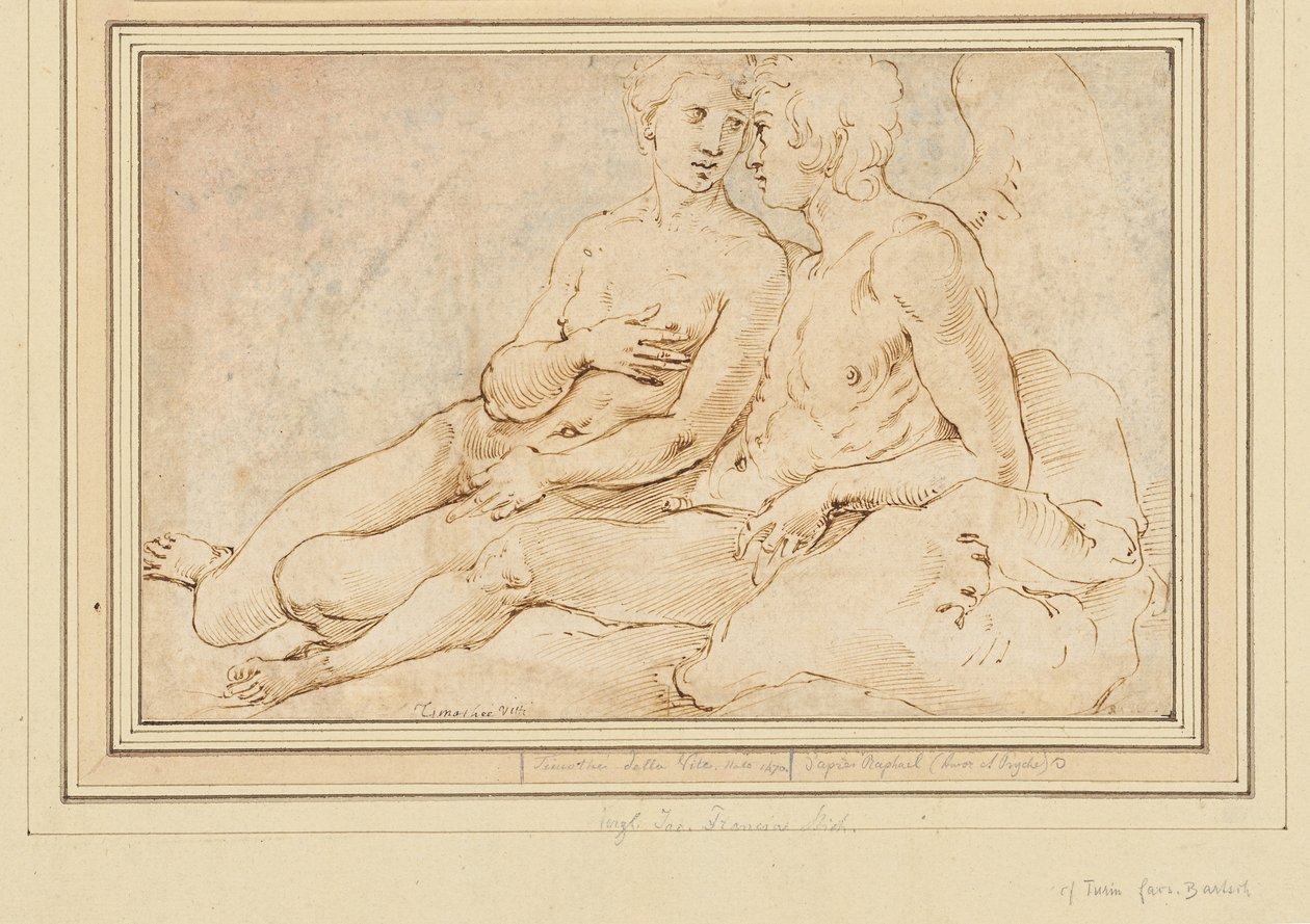Kupidyn i Psyche, ok. 1540. autorstwa Raphael