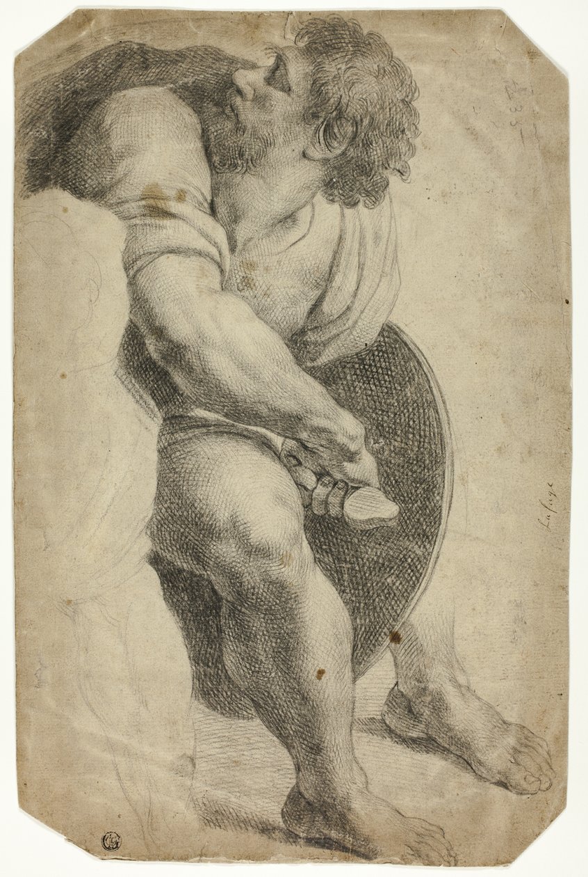 Strażnik dobywający miecza autorstwa Raphael